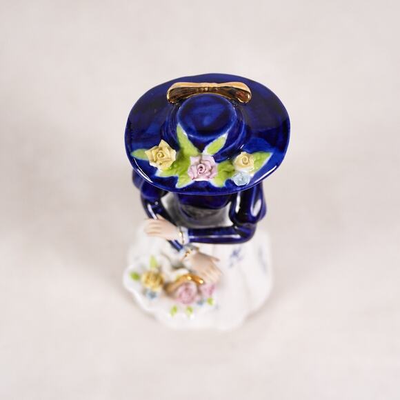 Vintage Mary Poppins Porcelain Figure Victorian Lady Woman Statue Art Sculpture - Picture 9 of 12